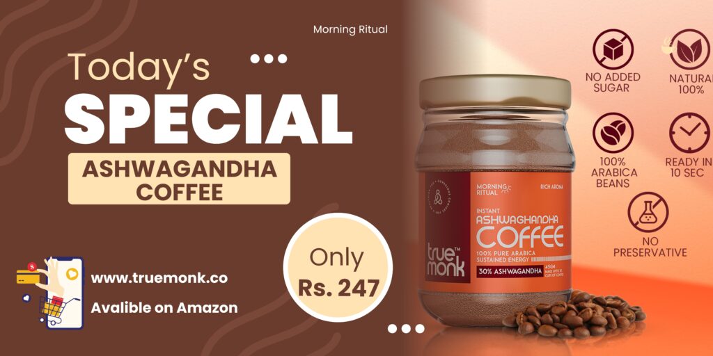 Caffeine with benefits in true monk coffee todays special 